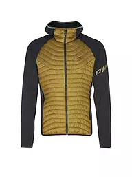 DYNAFIT | Veste hybride homme Transalper à capuche | Moutarde