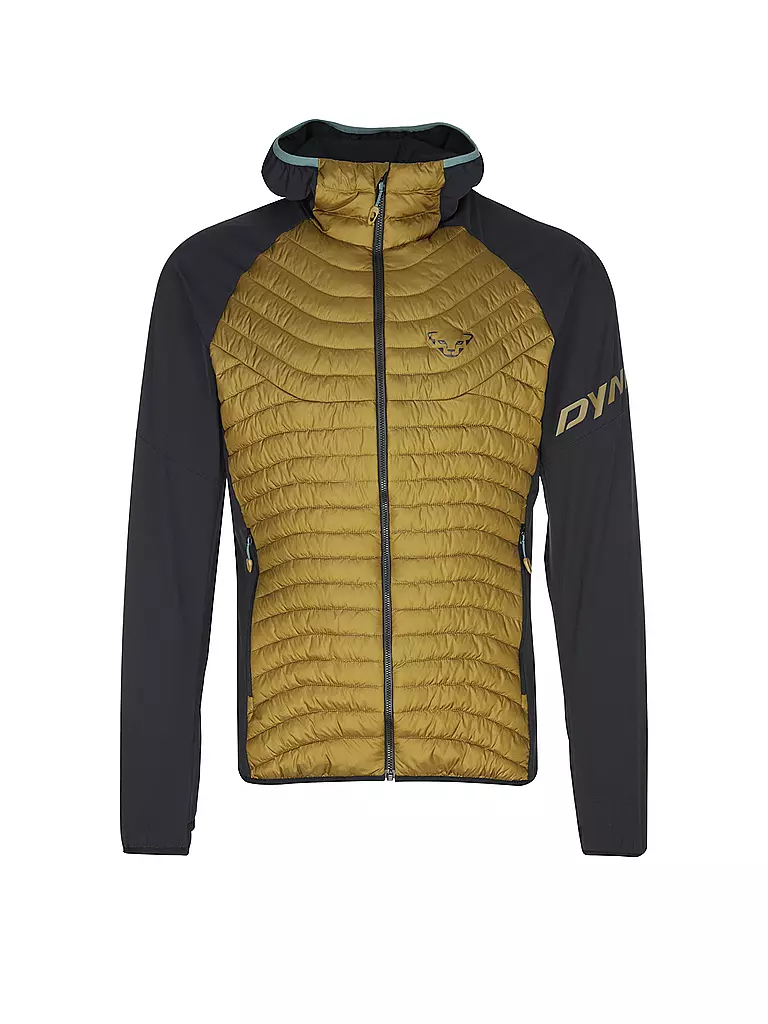 DYNAFIT | Veste hybride homme Transalper à capuche | Moutarde