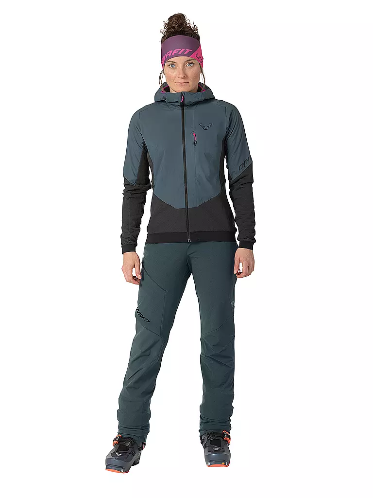 DYNAFIT | Veste hybride thermique à capuche Blacklight pour femmes | Gris