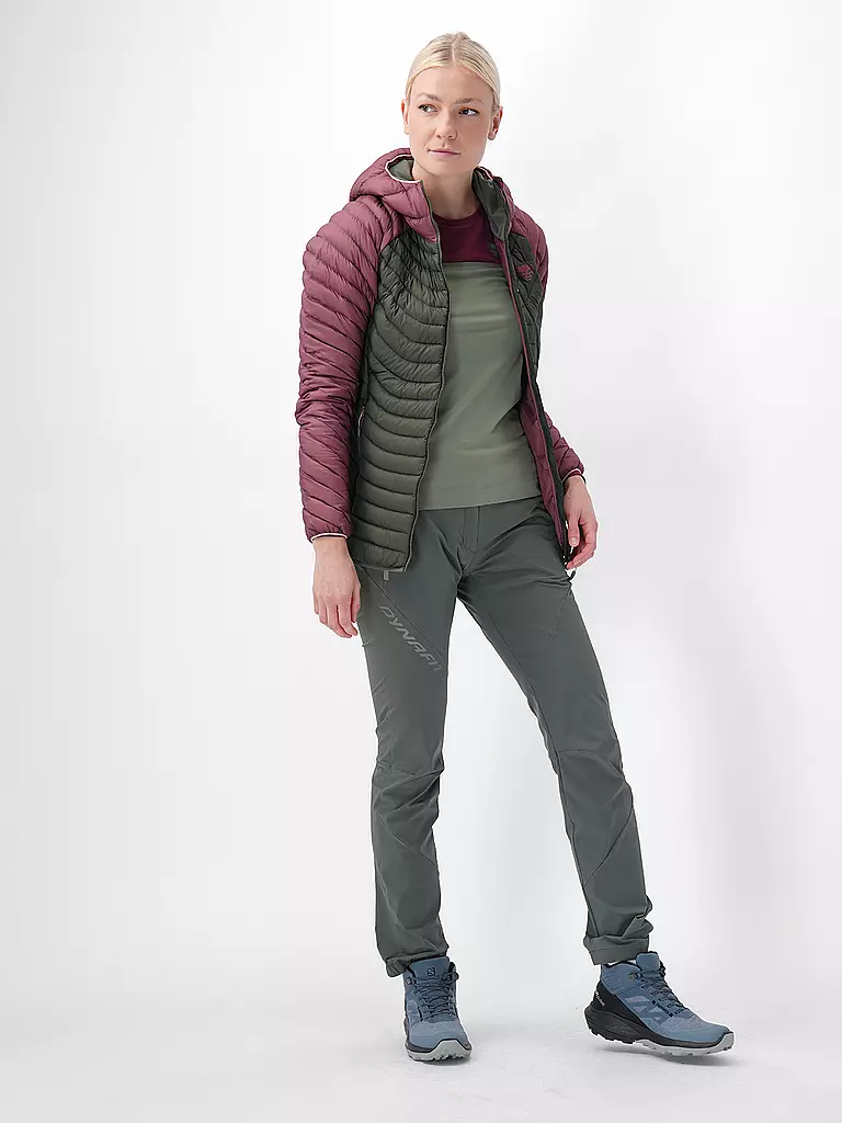 DYNAFIT | Veste isolante femme Radical Down RDS à capuche | Rose