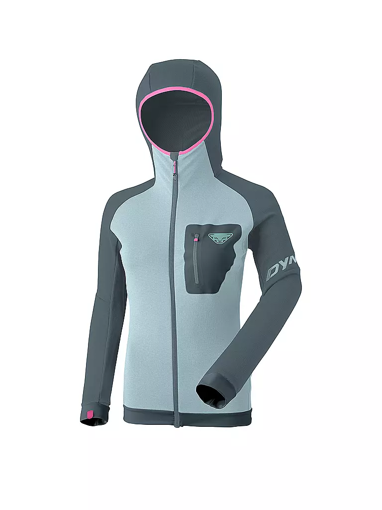 DYNAFIT | Veste polaire femme Radical Polartec® à capuche | Bleu clair