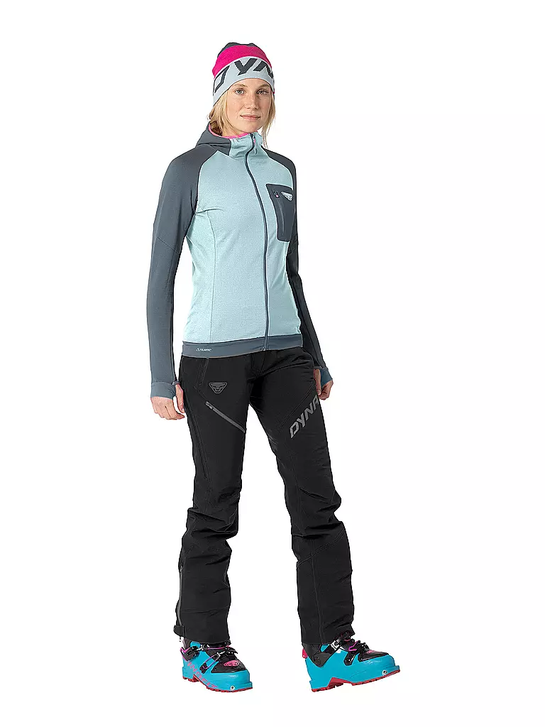 DYNAFIT | Veste polaire femme Radical Polartec® à capuche | Bleu clair