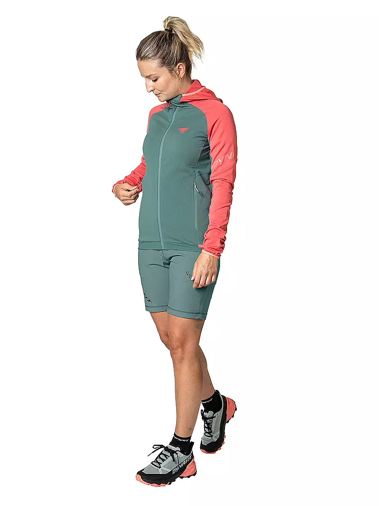 DYNAFIT | Veste polaire femme Transalper Polartec à capuche | Pétrole