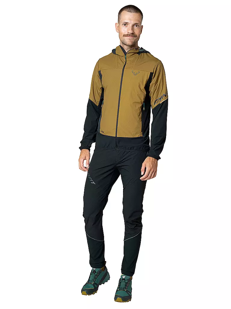 DYNAFIT | Veste polaire homme Traverse Alpha à capuche | Moutarde
