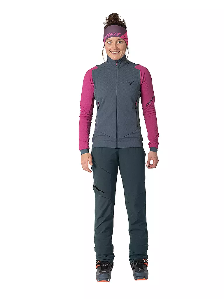 DYNAFIT | Veste polaire thermique à capuche Blacklight pour femmes | Gris