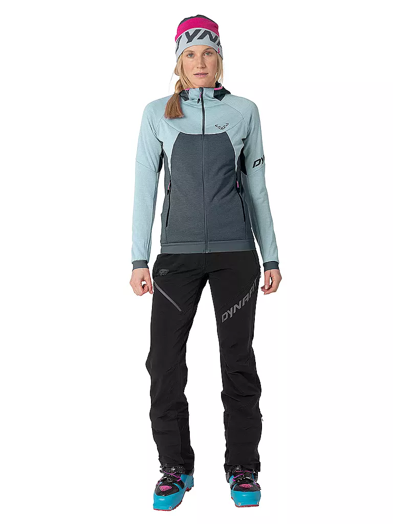 DYNAFIT | Veste polaire thermique Tour Wool pour femme | Bleu clair