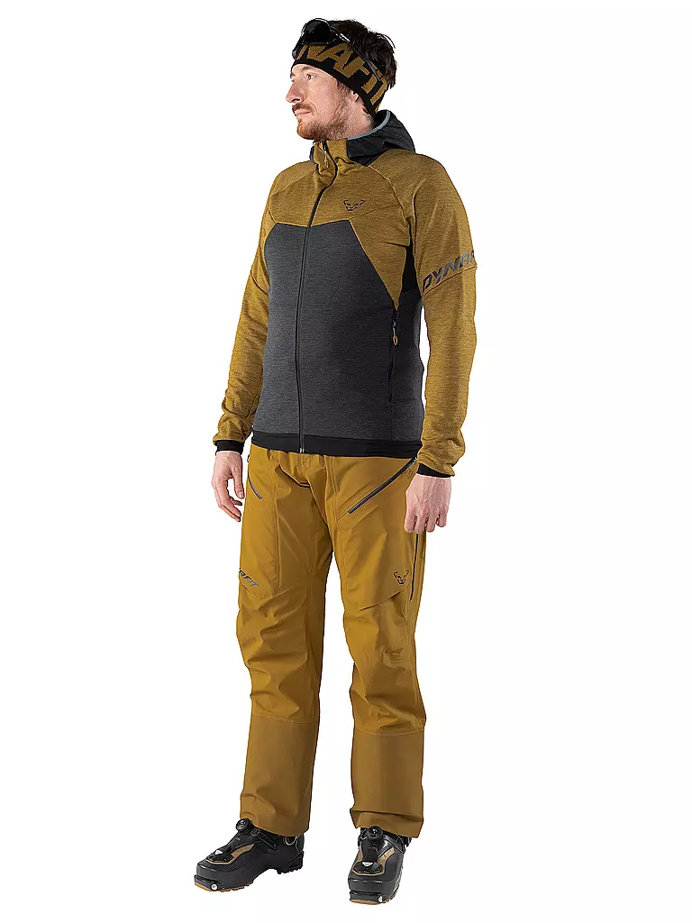 DYNAFIT | Veste polaire thermique Tour Wool pour homme | Moutarde