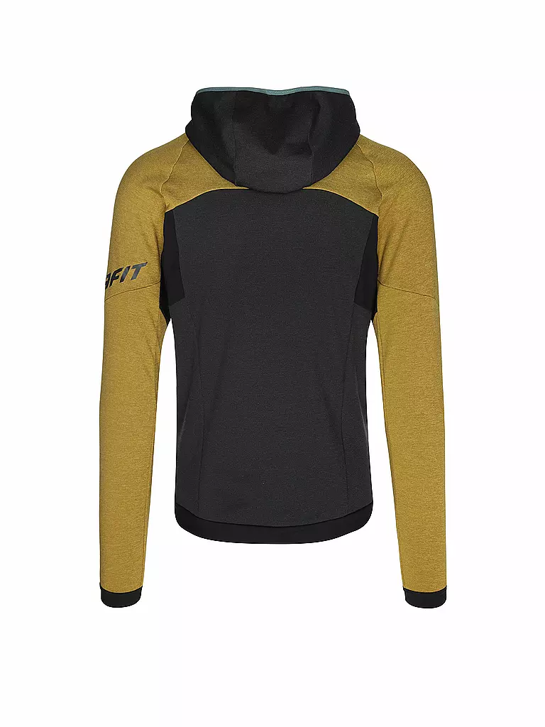 DYNAFIT | Veste polaire thermique Tour Wool pour homme | Moutarde