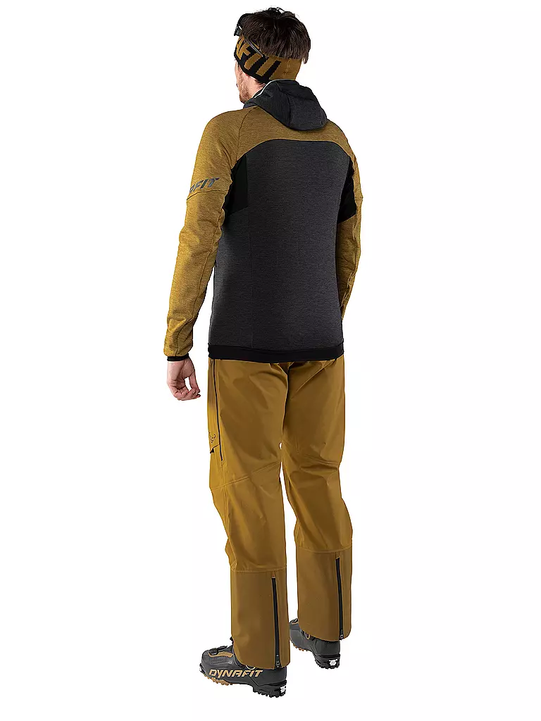 DYNAFIT | Veste polaire thermique Tour Wool pour homme | Moutarde