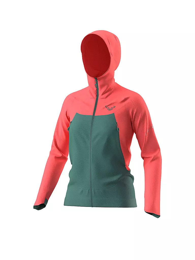 DYNAFIT | Veste softshell femme Transalper DST à capuche | Corail