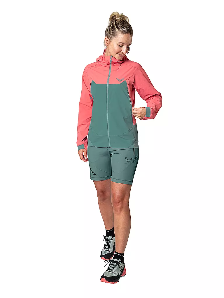 DYNAFIT | Veste softshell femme Transalper DST à capuche | Corail