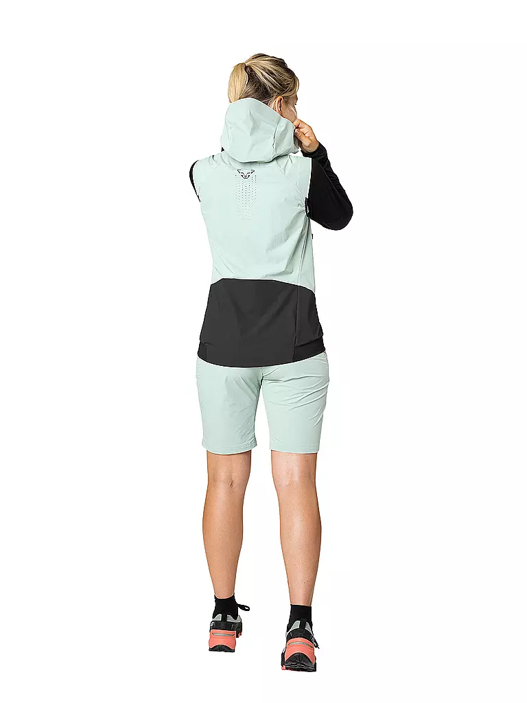 DYNAFIT | Veste Softshell Femme Transalper DST à Capuche | Vert clair