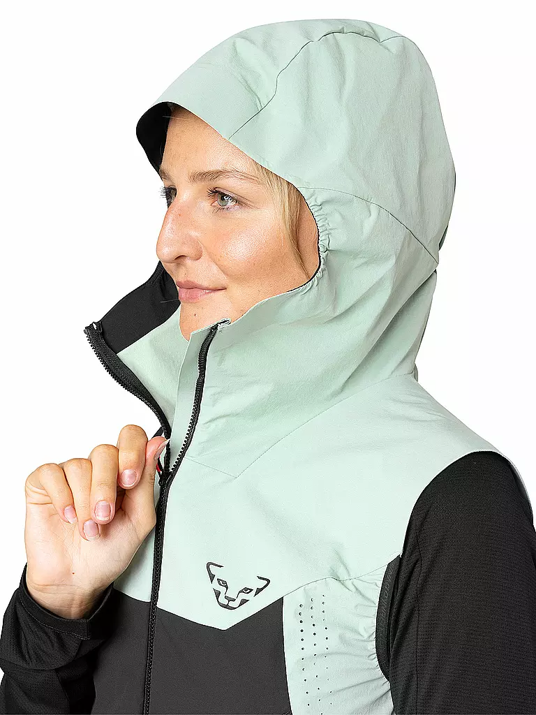 DYNAFIT | Veste Softshell Femme Transalper DST à Capuche | Vert clair