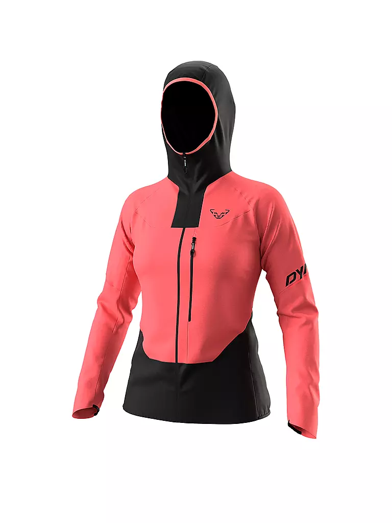 DYNAFIT | Veste softshell femme Traverse DST Hoodie | Corail