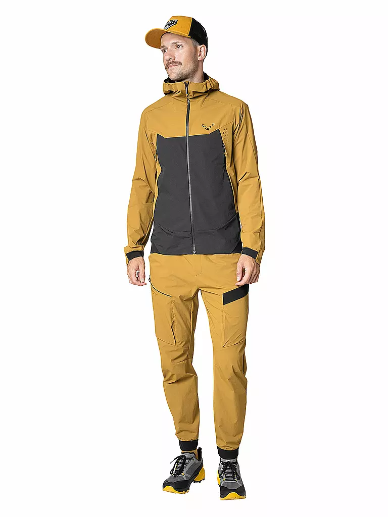 DYNAFIT | Veste softshell homme Transalper DST Hoodie | Moutarde