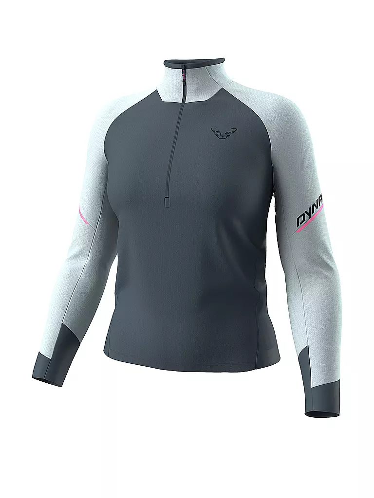 DYNAFIT | Zipshirt de randonnée Alpine pour femmes | Bleu clair