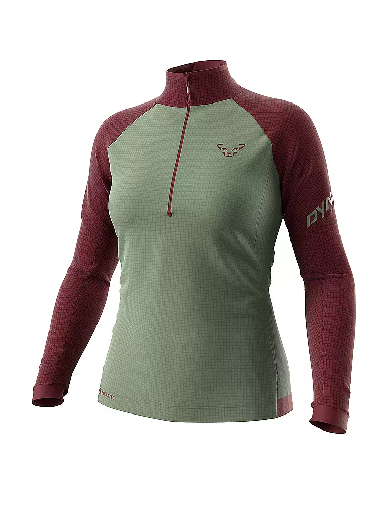 DYNAFIT | Zipshirt de randonnée pour femme Speed Polartec | Olive