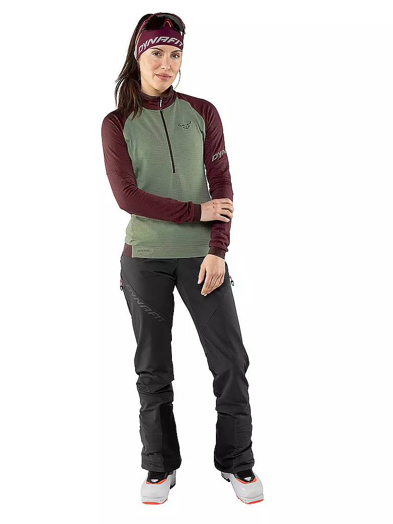 DYNAFIT | Zipshirt de randonnée pour femme Speed Polartec | Olive