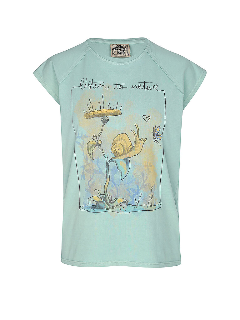 T-shirt d'escalade Snail vert clair S
