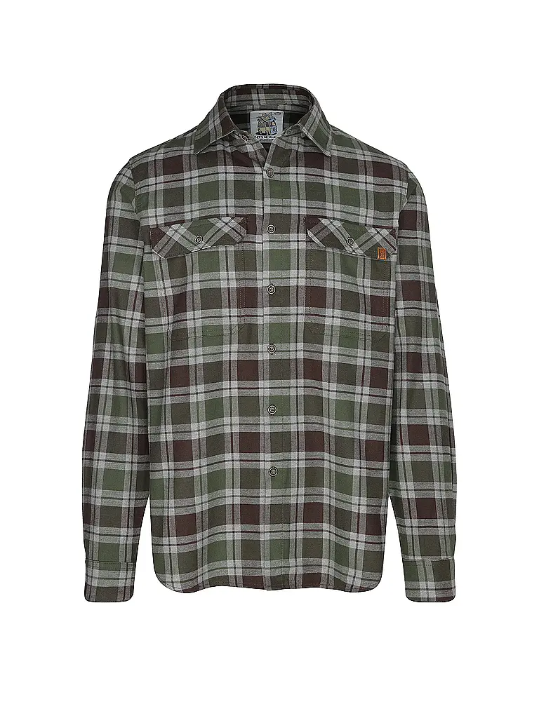 E9 | Chemise d'escalade Peppino pour hommes | Vert foncé