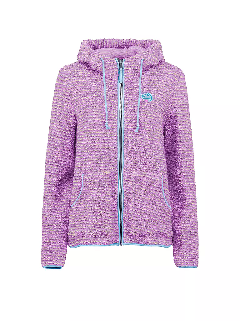 E9 | Damen Kletter Fleecejacke Rosy Hoodie | Rose vif