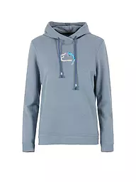 E9 | Damen Kletterhoodie Elvira | Bleu clair