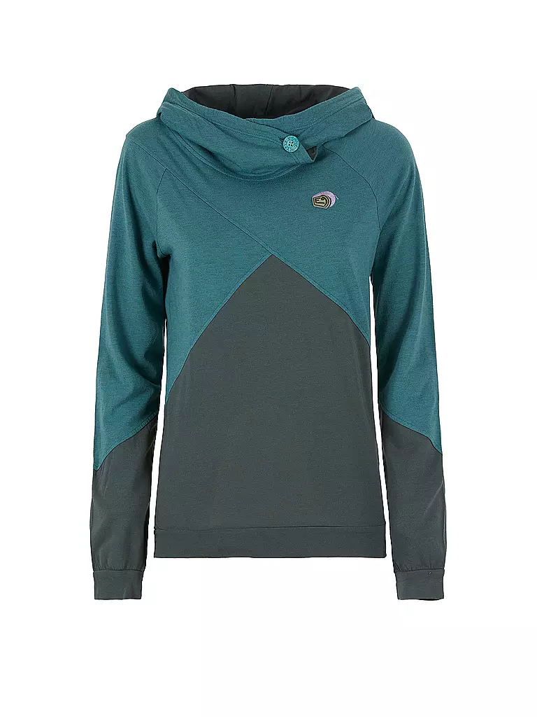 E9 | Damen Kletterhoodie Pu | Pétrole