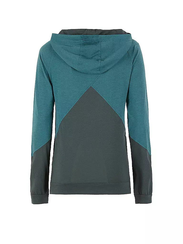E9 | Damen Kletterhoodie Pu | Pétrole