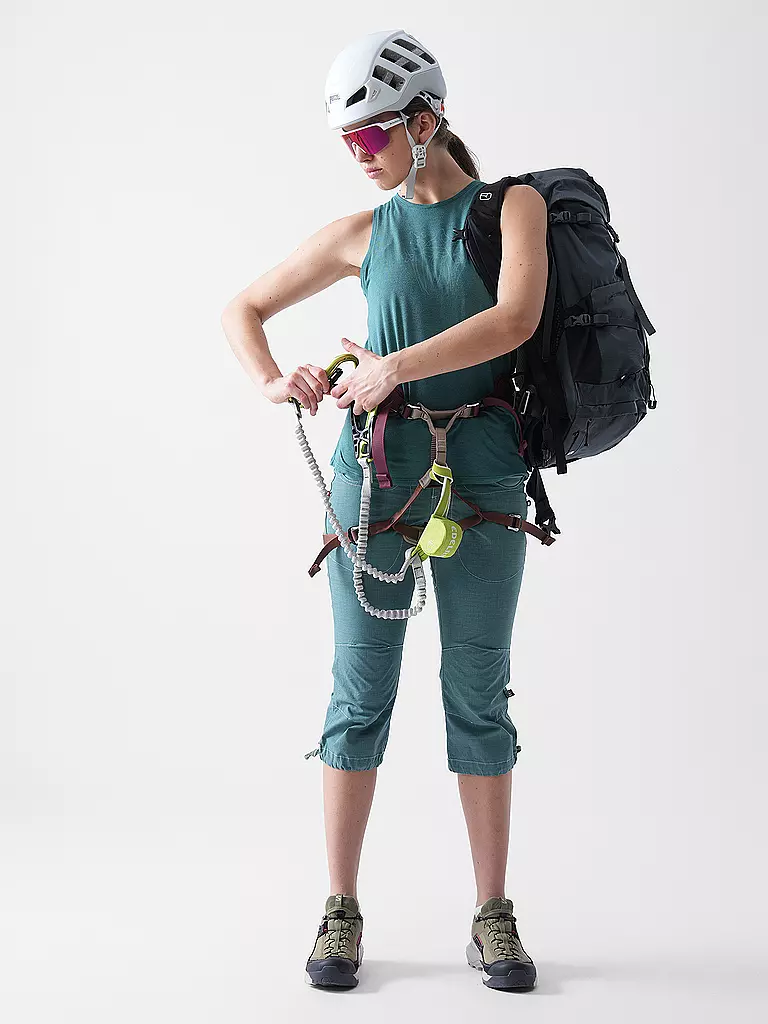 E9 | Damen Kletterhose 3/4 Onda | Vert clair