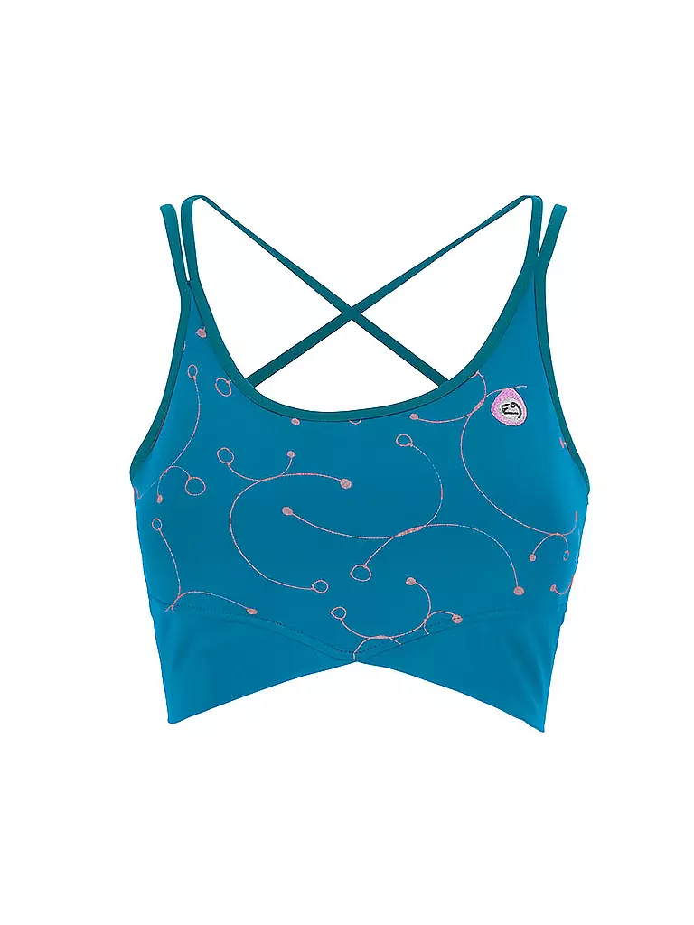 E9 | Damen Klettertank - Bustier Grilli | Bleu foncé