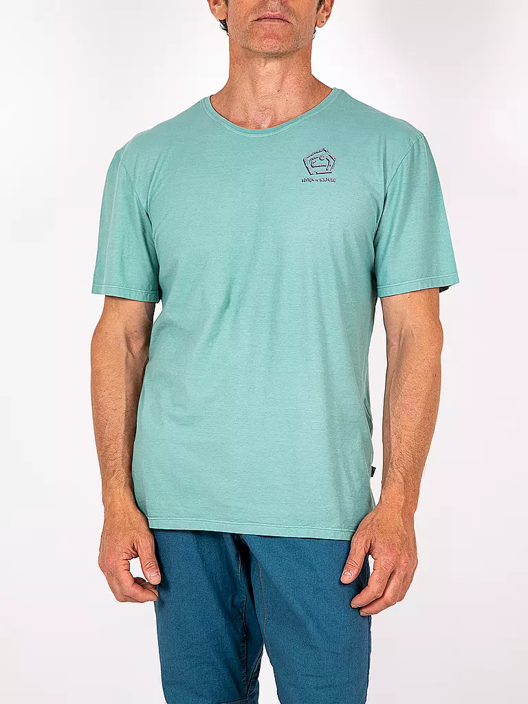 E9 | Herren Klettershirt Sapens | Vert clair