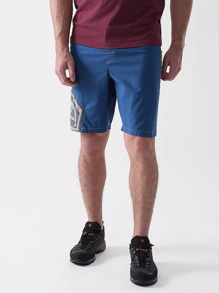 E9 | Herren Klettershort Wet | Bleu