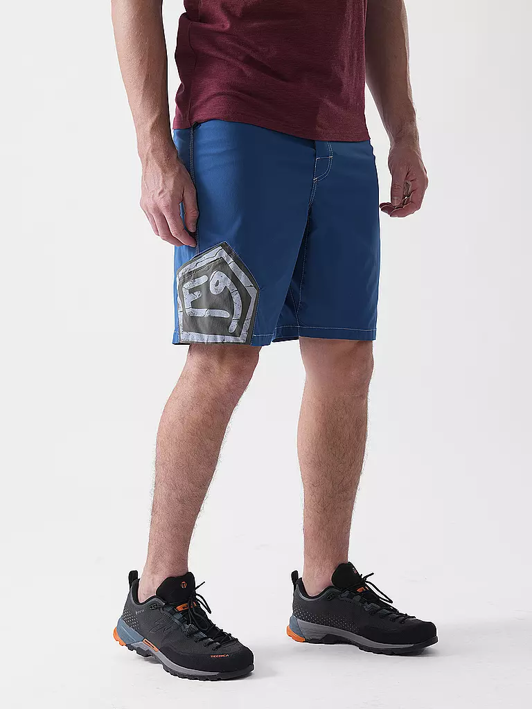 E9 | Herren Klettershort Wet | Bleu