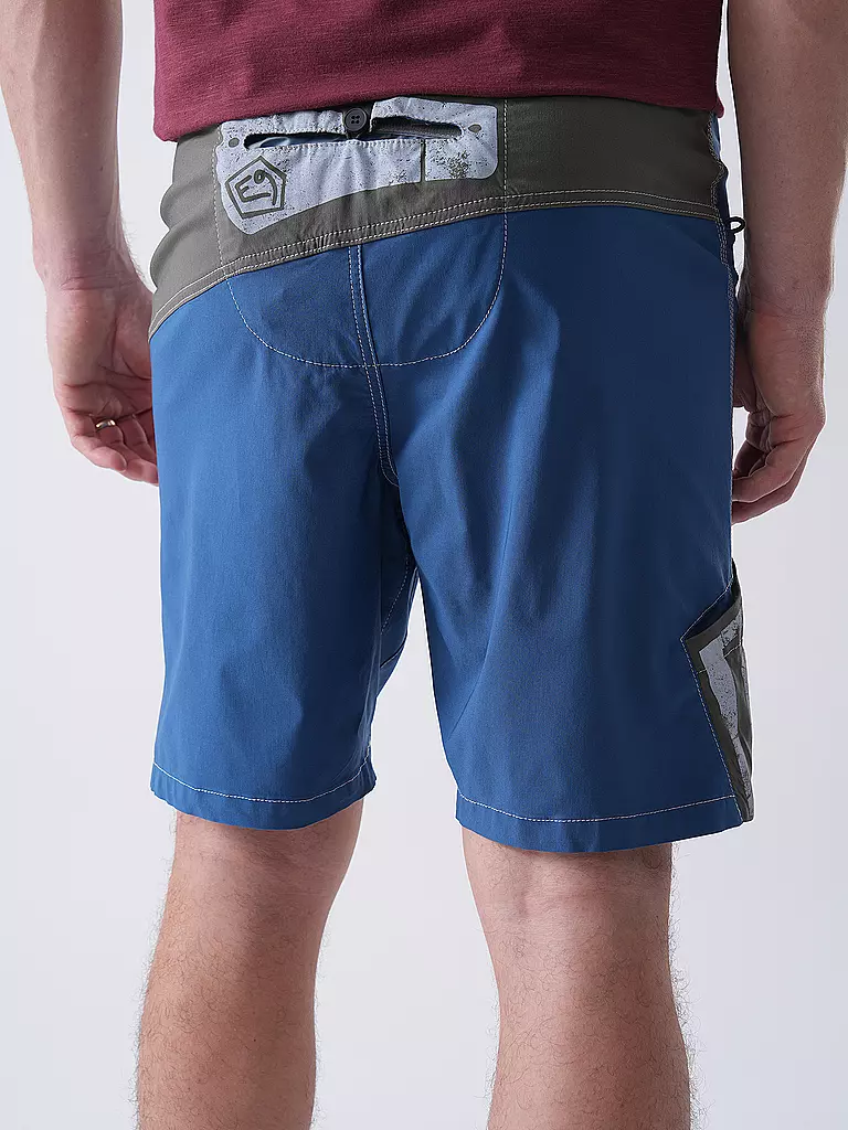 E9 | Herren Klettershort Wet | Bleu