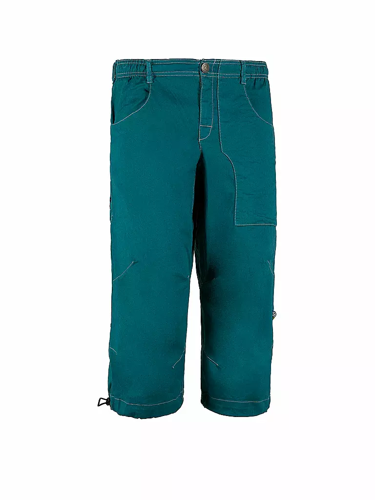 E9 | Short d'escalade Fuoco Flax 3/4 pour hommes | Pétrole