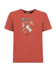 E9 | T-shirt d'escalade Bond pour hommes | Rouge foncé
