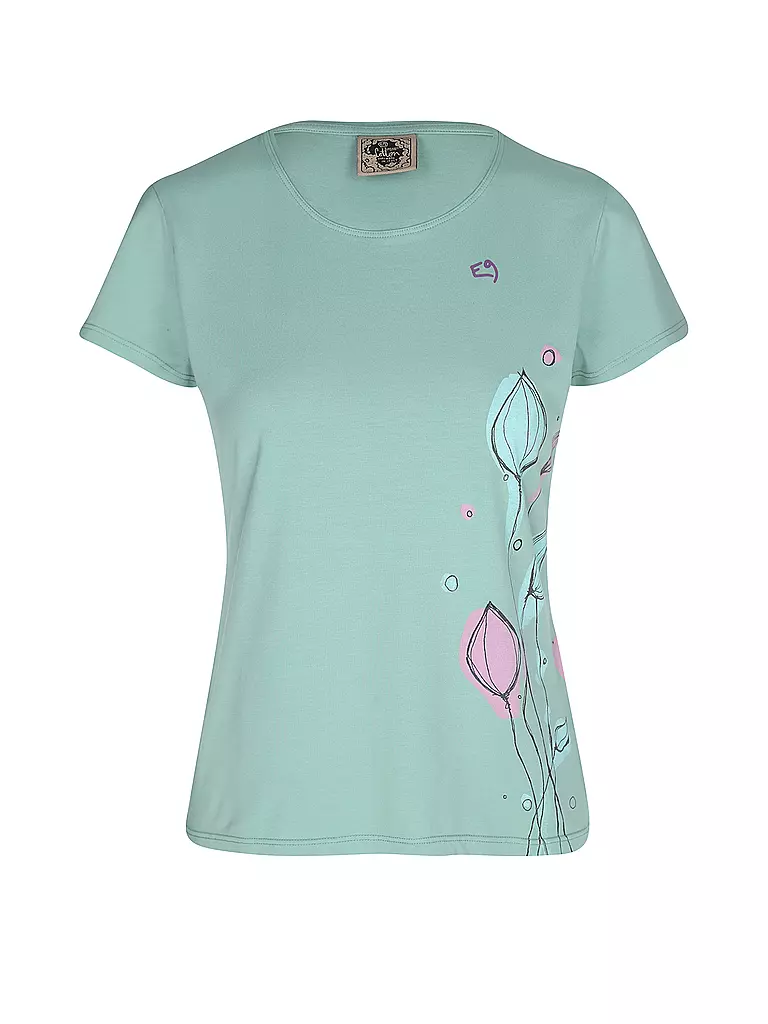 E9 | T-shirt d'escalade Cipi pour femmes | Vert clair