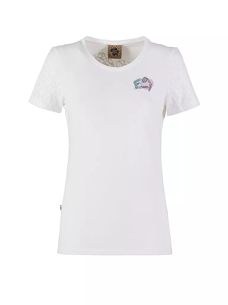 E9 | T-shirt d'escalade Light Ball pour femmes | Blanc