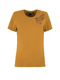 E9 | T-shirt d'escalade Mush pour femmes | Moutarde