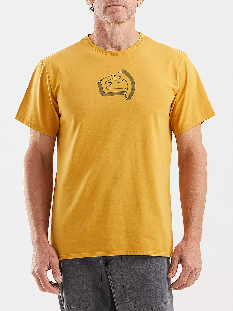 E9 | T-shirt d'escalade Pare pour homme | Moutarde