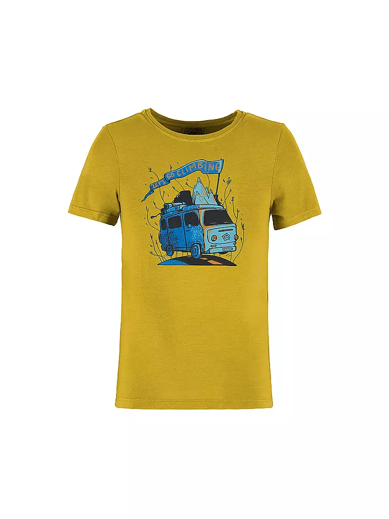 E9 | T-shirt d'escalade pour enfants B-Furgo Bus | Or