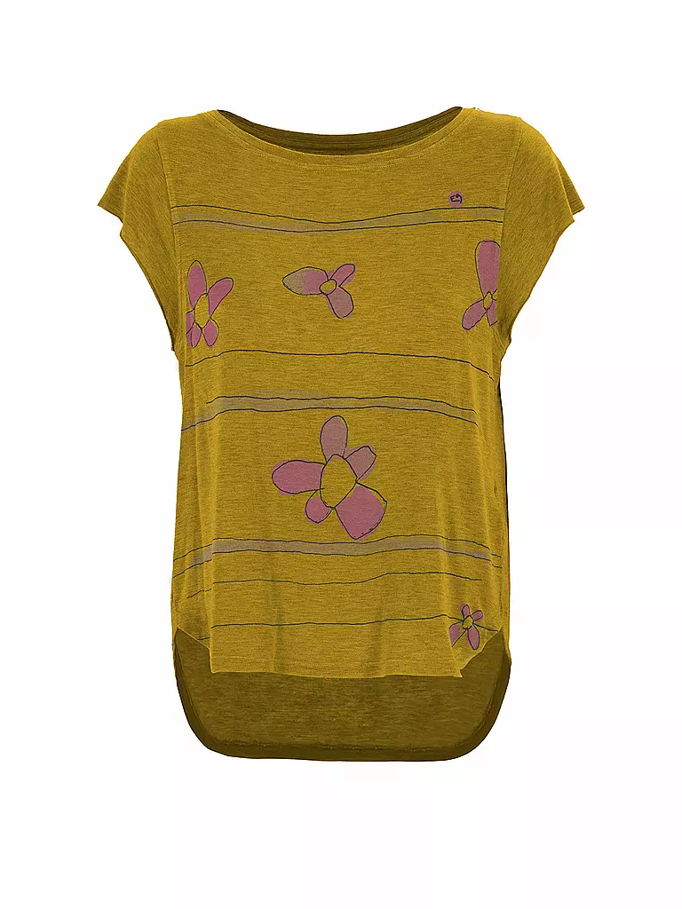 E9 | T-shirt d'escalade pour femmes Pimpi | Moutarde