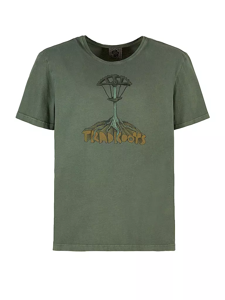 E9 | T-shirt d'escalade Roots pour hommes | Vert clair