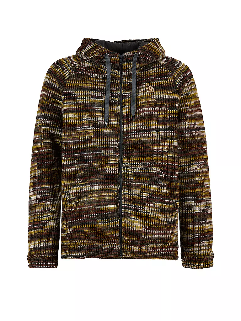 E9 | Veste polaire homme Happy Woolmix à capuche | Marron