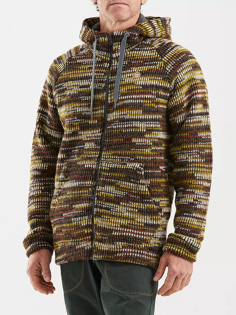 E9 | Veste polaire homme Happy Woolmix à capuche |
