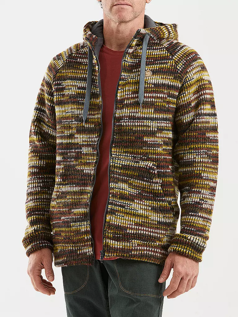E9 | Veste polaire homme Happy Woolmix à capuche |