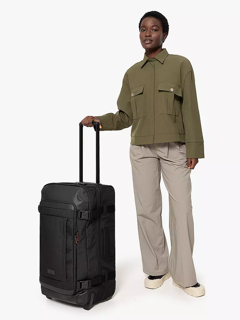 EASTPAK | Reisetrolley Tranverz M Cnnct Accent Grey4 | Noir