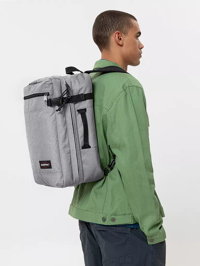 EASTPAK | Rucksack Transit'R Duffel 2-in-1 28L | Gris clair