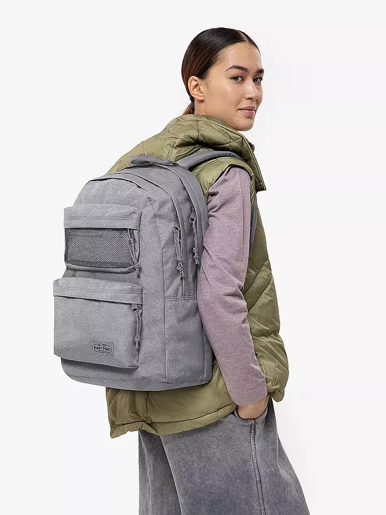 EASTPAK | Sac à dos Double Office 30L | Gris clair
