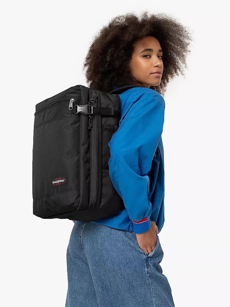 EASTPAK | Sac à dos Transit'R Duffel 2-en-1 28L | Noir